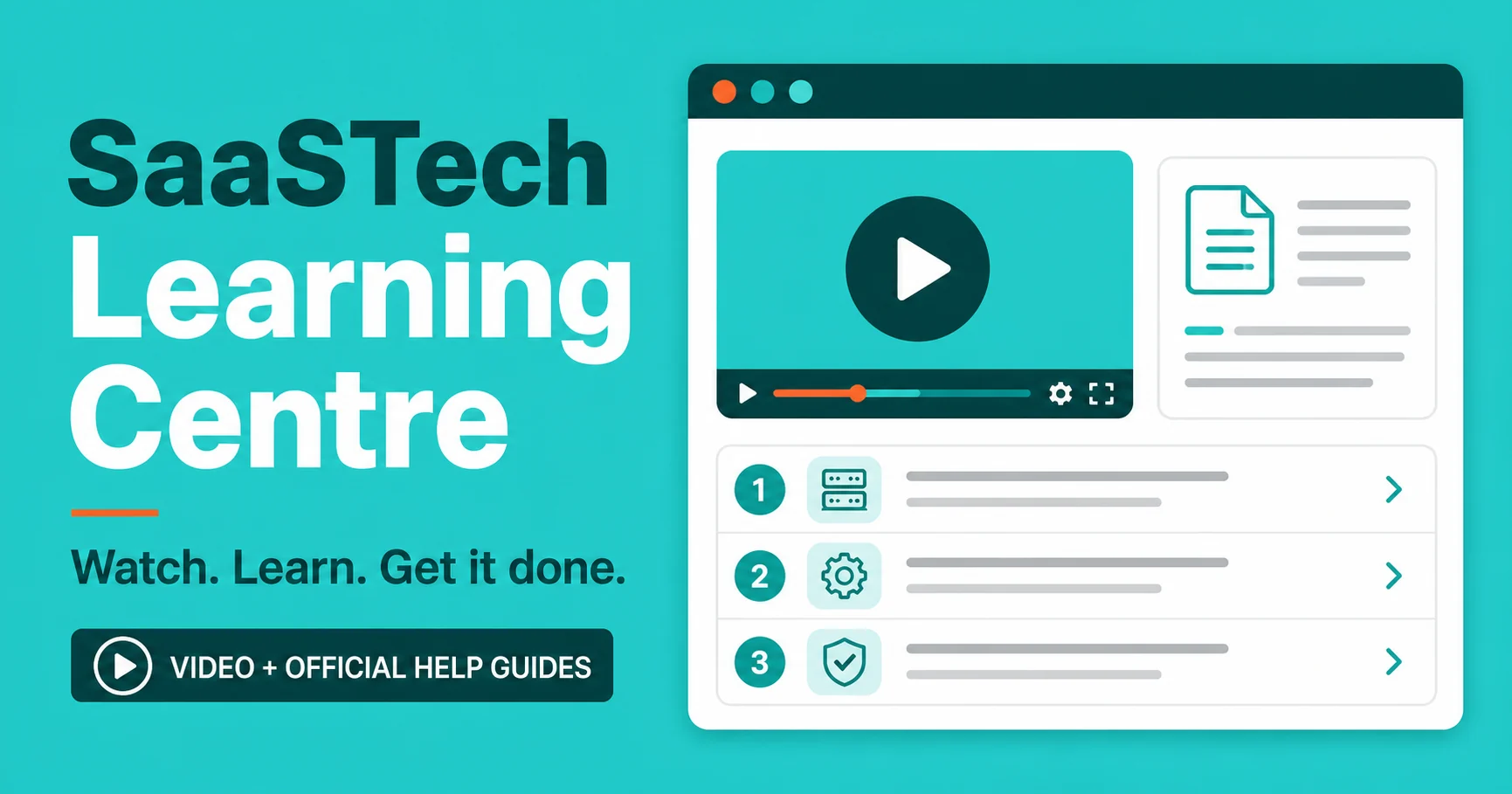 Visit the SaaSTech Learning Centre